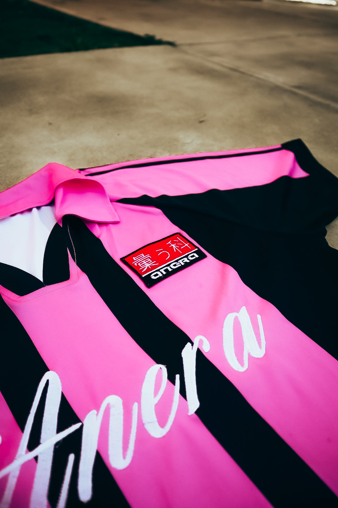 "pink" jersey